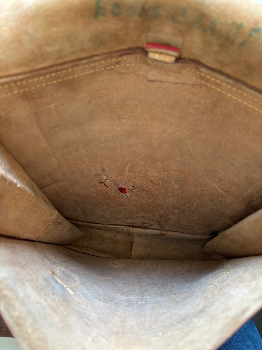 Vintage 70’s Leather Backpack - Picture 10 of 11